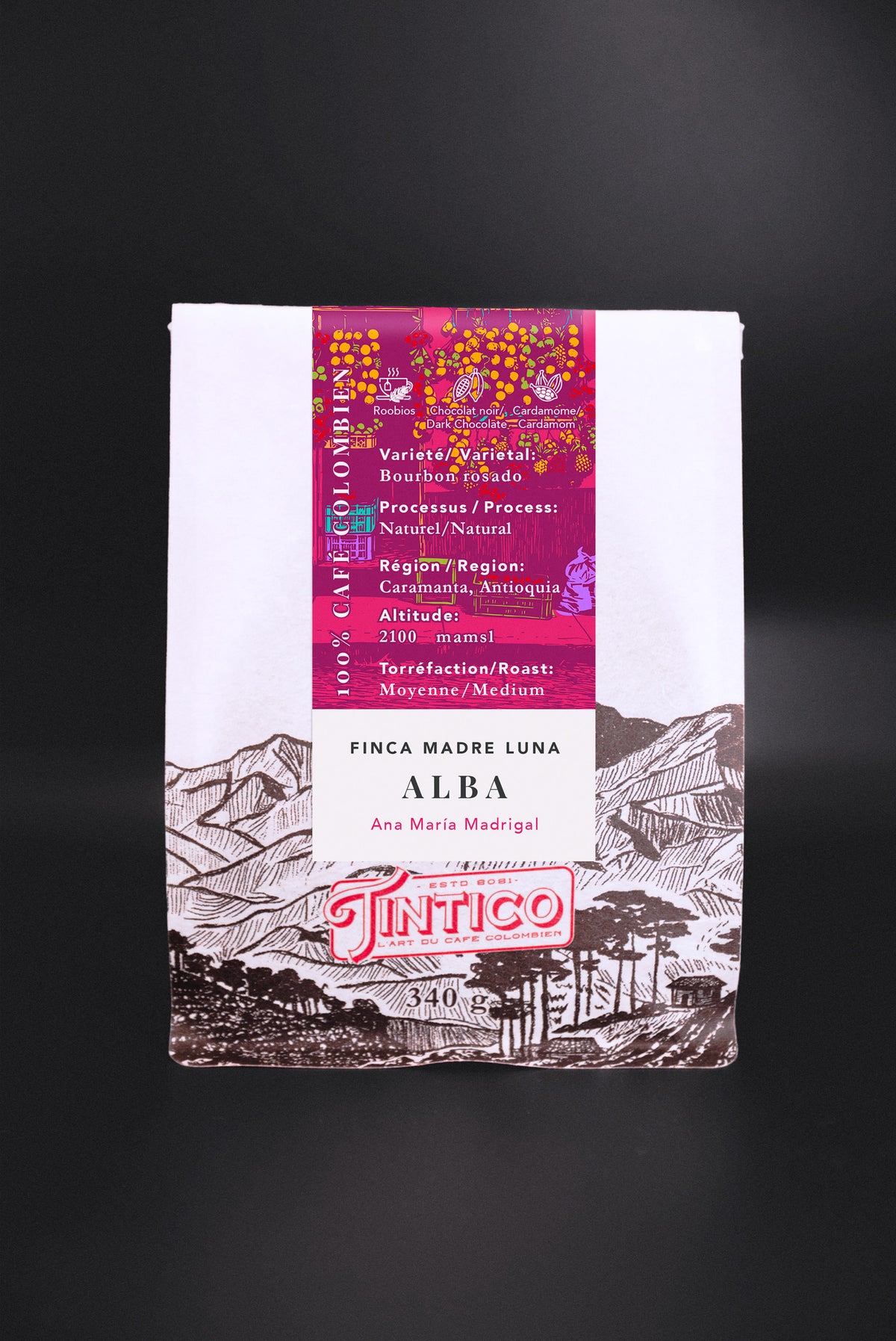 ALBA - Burbon Rosado (340g)
