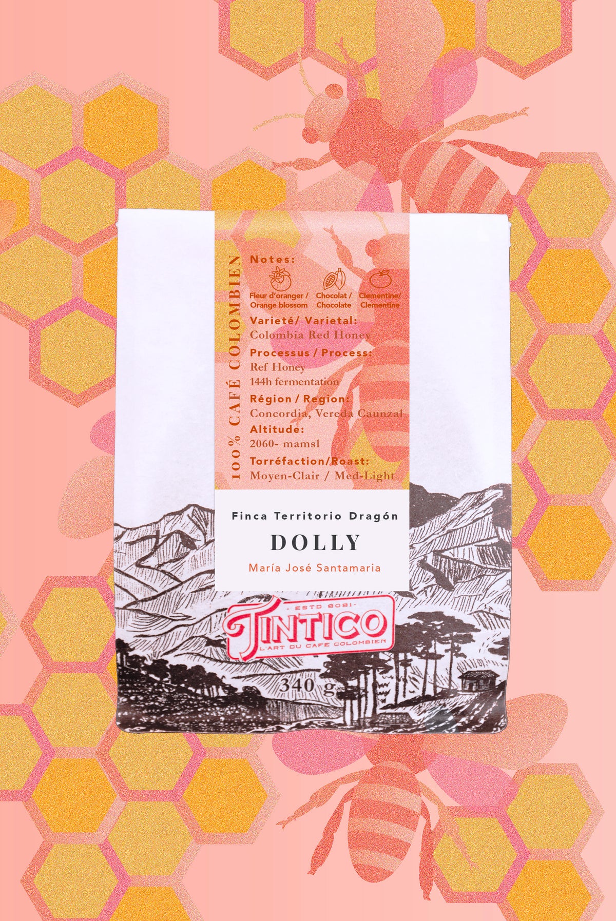 DOLLY - Colombia Red Honey  (340g)