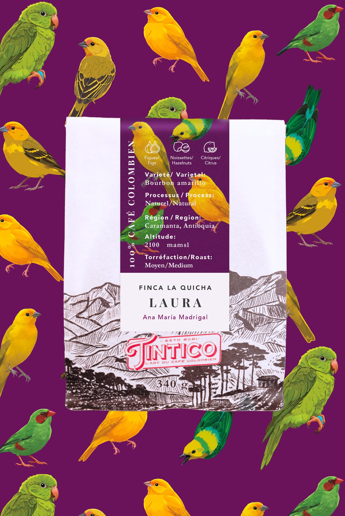 LAURA - Bourbon Amarillo (340g)